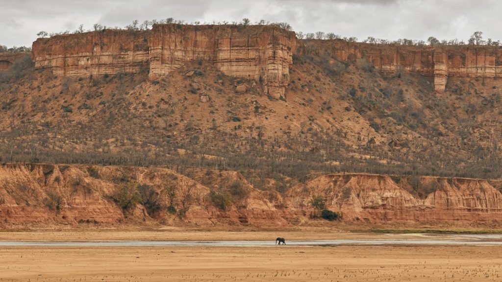 Gonarezhou National Park Zimbabwe Chilojo Cliffs red sandstone elephant wilderness