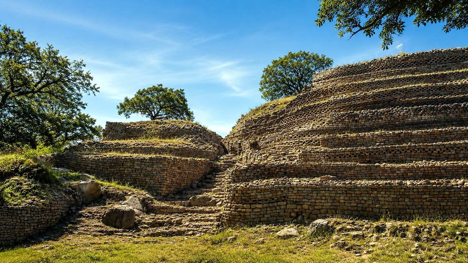 Khami Ruins — The terraced stone walls of Khami.