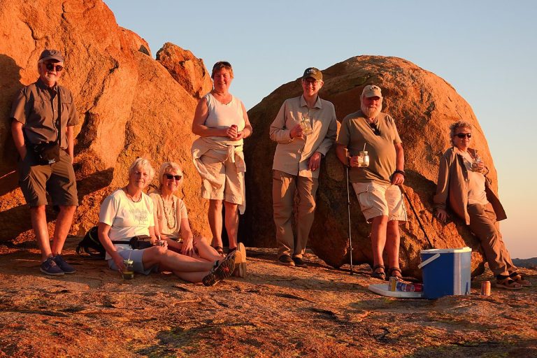 Sundowners on a Granite Dome