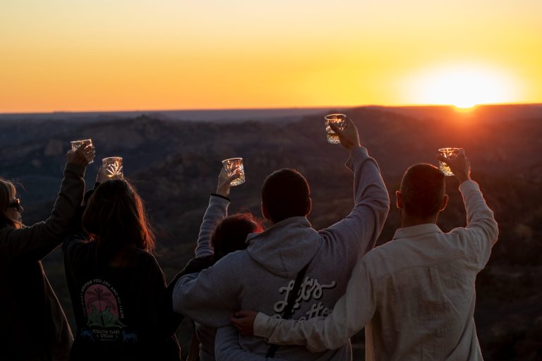 Sundowners on a Granite Dome