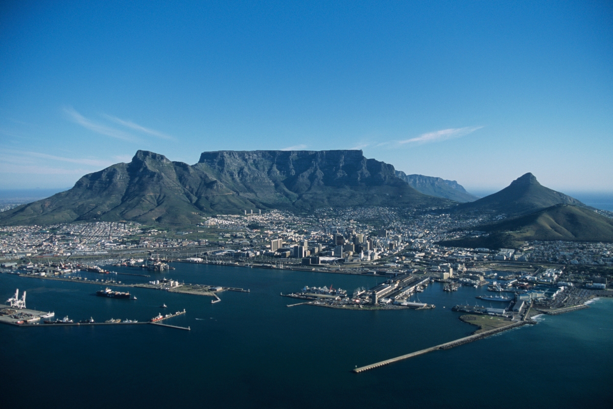 Cape Town — Table Mountain above the City Bowl.