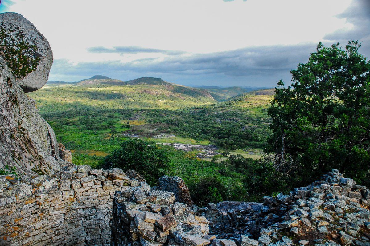 The valley beyond the walls of Great Zimbabwe