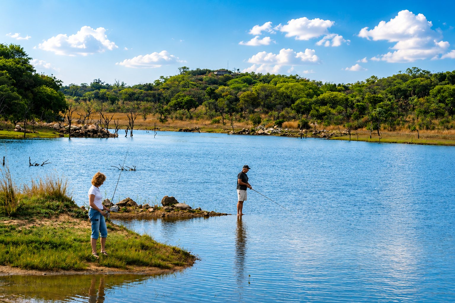 Khami Wildlife Sanctuary — Fishing on the dam, if you would rather sit still.