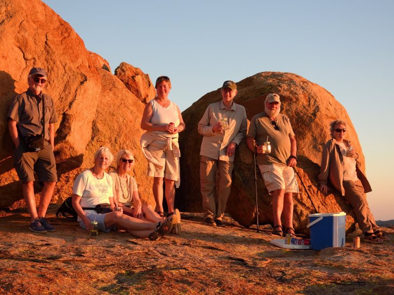 Sundowners on a Granite Dome