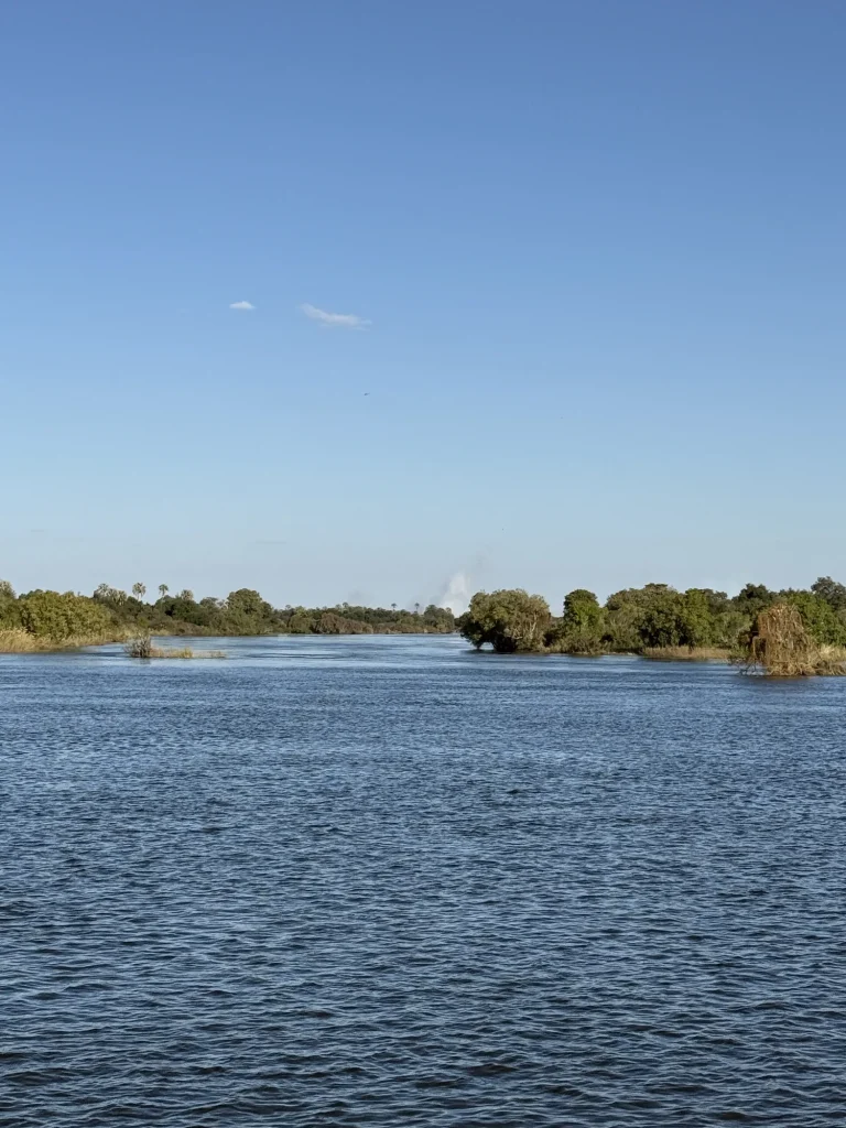 a sunset cruise on the Zambezi