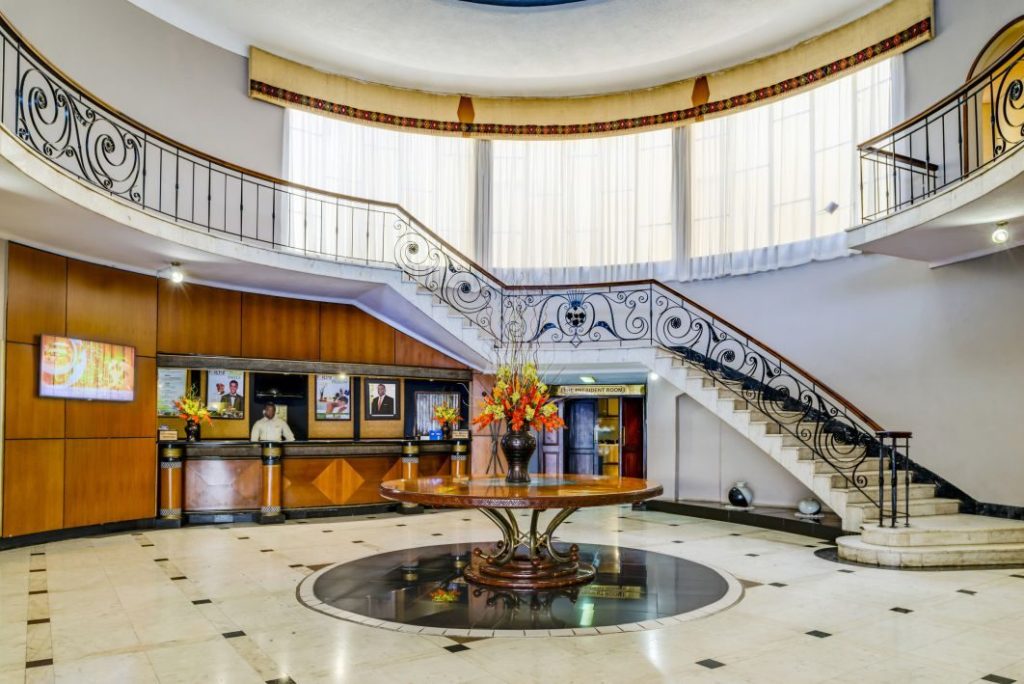 Reception at Bulawayo Rainbow Hotel